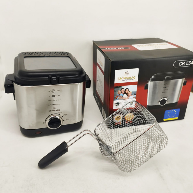 Фритюрниця для дому на 1.5л Crownberg CB-5542 1200Вт - изображение 1