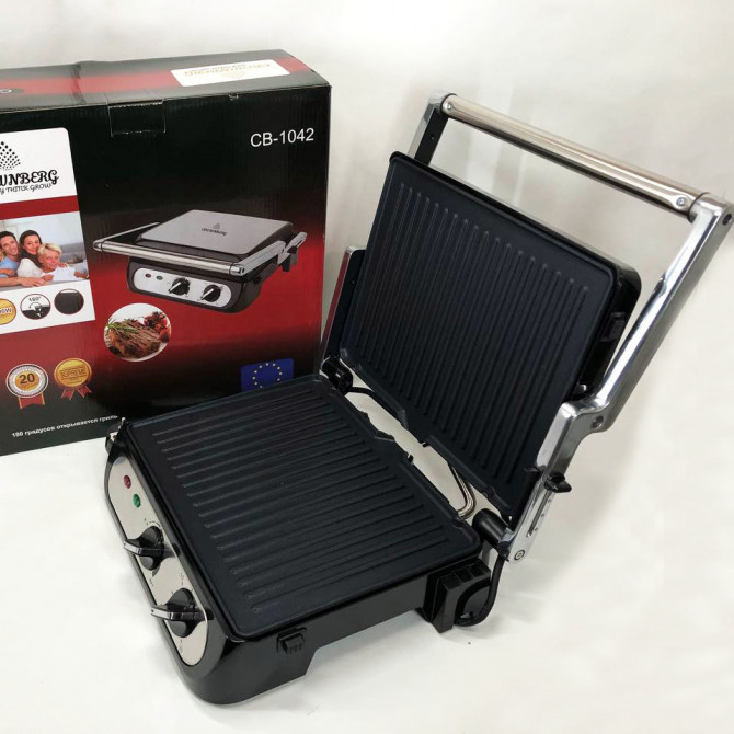 Гриль контактний Crownberg CB-1042 - изображение 1
