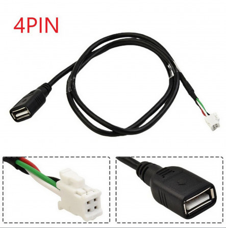 USB-кабель 4-контактный разъем для автомобильного радио, стерео систем - изображение 1