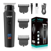 Тример для волосся VGR V-937, з USB-кабелем для зарядки, світлоді...