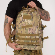 Міцний військовий рюкзак 40л Multicam з MOLLE (Cordura 600D)