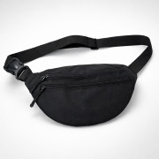 Чоловіча/жіноча бананка з Cordura 1000D, чорна, 3 відділення, вод...
