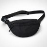 Чоловіча/жіноча бананка з Cordura 1000D, чорна, 3 відділення, вод...