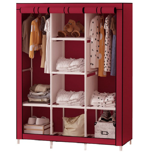 Шафа тканинна 3 секції складана з каркасом STORAGE WARDROBE 175 х... - изображение 1