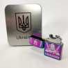 Дугова електроімпульсна запальничка USB Україна (металева коробка...