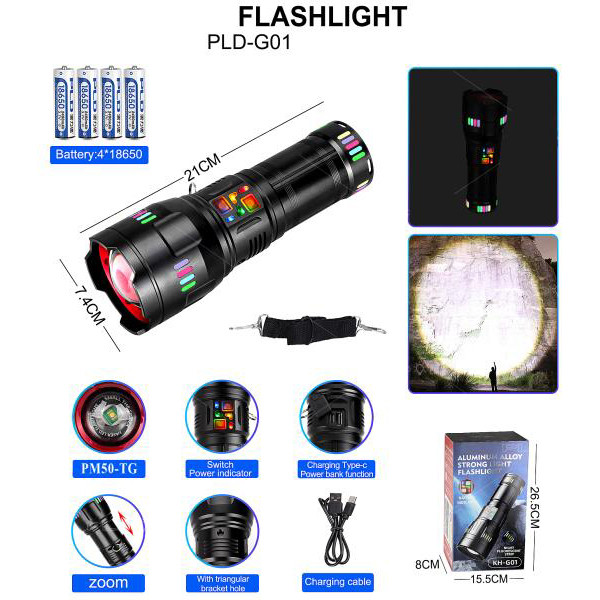 Ліхтар NIGHT VISION FLUORESCENCE G01-PM60-TG, Потужний кишенькови... - изображение 1