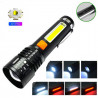 Ліхтар акумуляторний з LED і COB Bailong BL-P716-P50 із зумом і U...