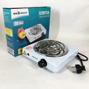 Настільна плита електрична Sea Breeze SB-062 1000 Вт, настільна о...