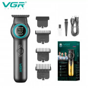 Тример VGR V-990, 3 насадки, Багатофункціональна акумуляторна маш...