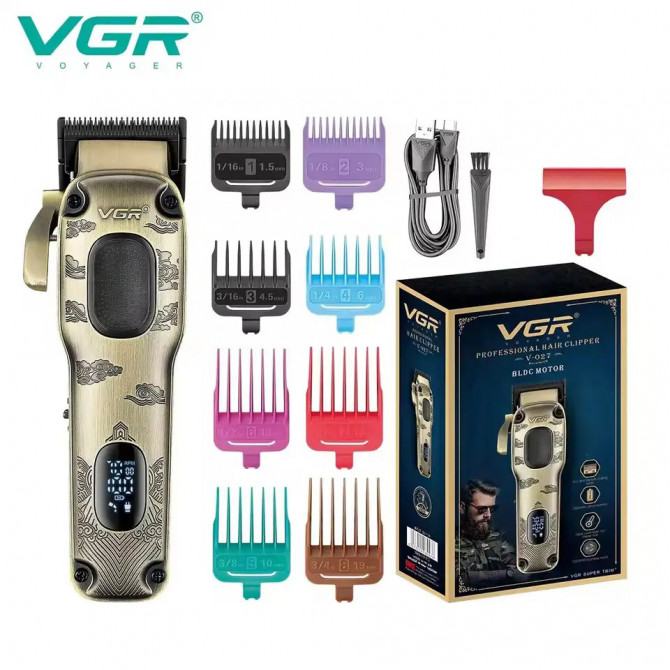 Акумуляторна машинка для стрижки VGR V-027 - изображение 1