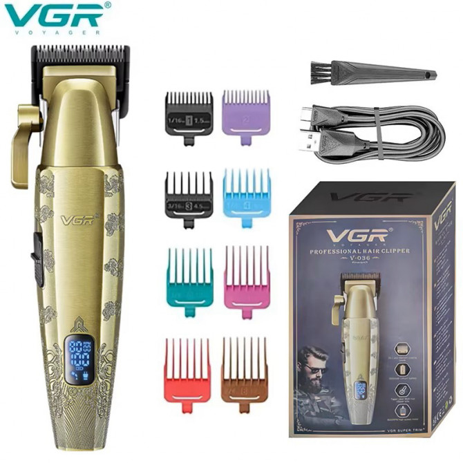 Акумуляторна машинка для стрижки VGR V-036 - изображение 1