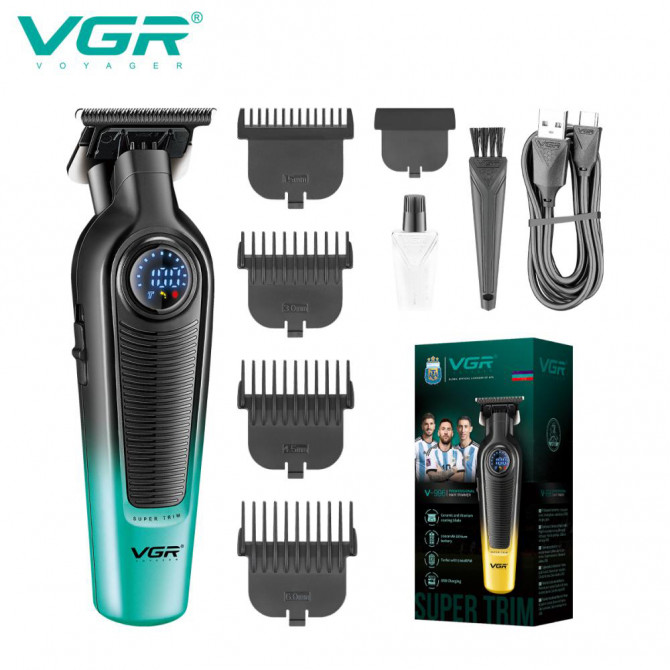 Тример VGR V-996 GREEN. Колір: зелений - изображение 1