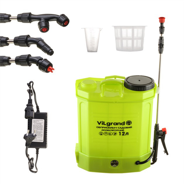 Оприскувач садовий акумуляторний ViLgrand SGA-12RP 12 л - изображение 1