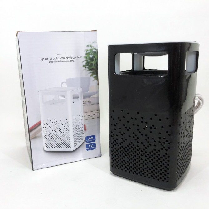 Лампа від комарів USB Bug Zapper Fly. Колір: чорний - изображение 1