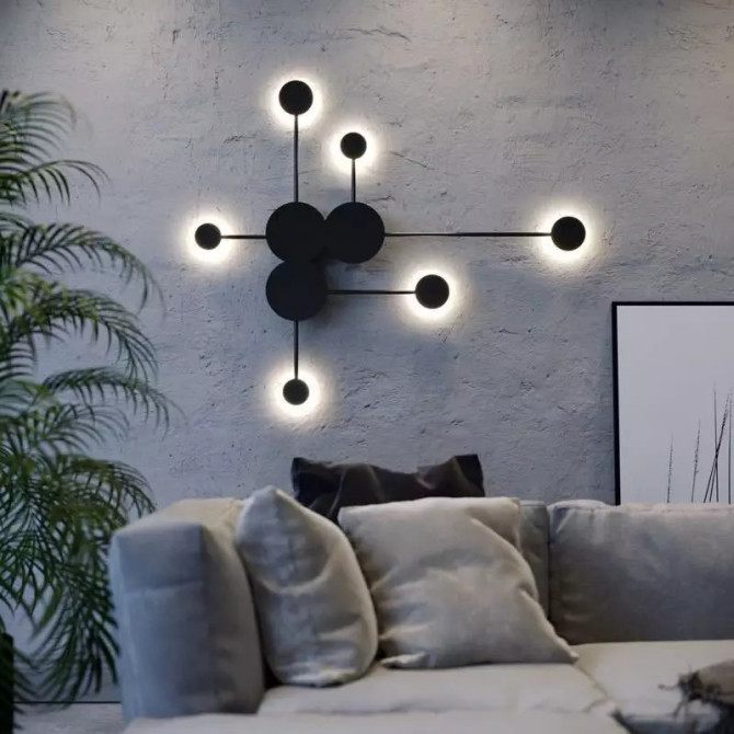 Бра LED 26232 Чорний 73х91х7 см. - изображение 1