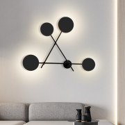 Бра LED 26366 Чорний 14х75х75 см.