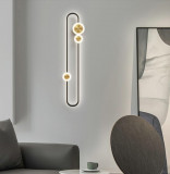 Бра LED 26584 Чорний 6х16х60 см.