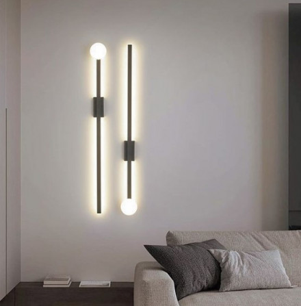 Бра LED 26636 Чорний 8х60х60 см. - изображение 1