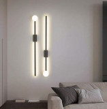 Бра LED 26637 Чорний 8х80х80 см.