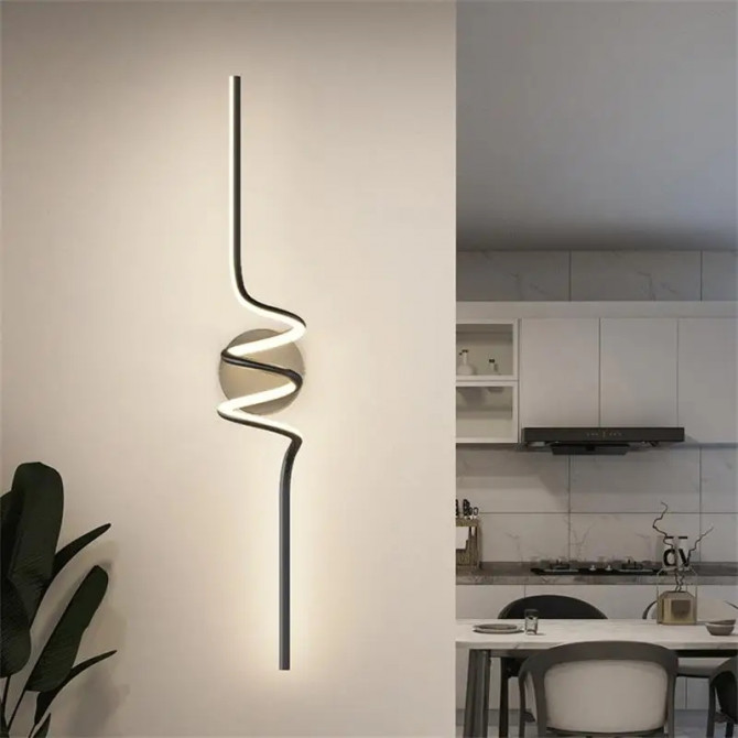 Бра LED 27386 Чорний 16х13х60 см. - изображение 1