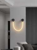 Бра LED 27387 Чорний 7х10х80 см.