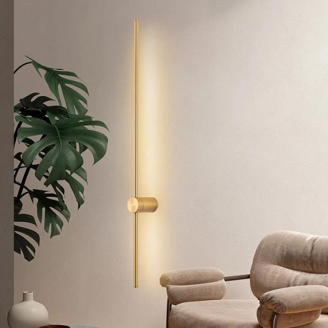 Бра LED 27391 Латунь 10х6х80 см. - изображение 1