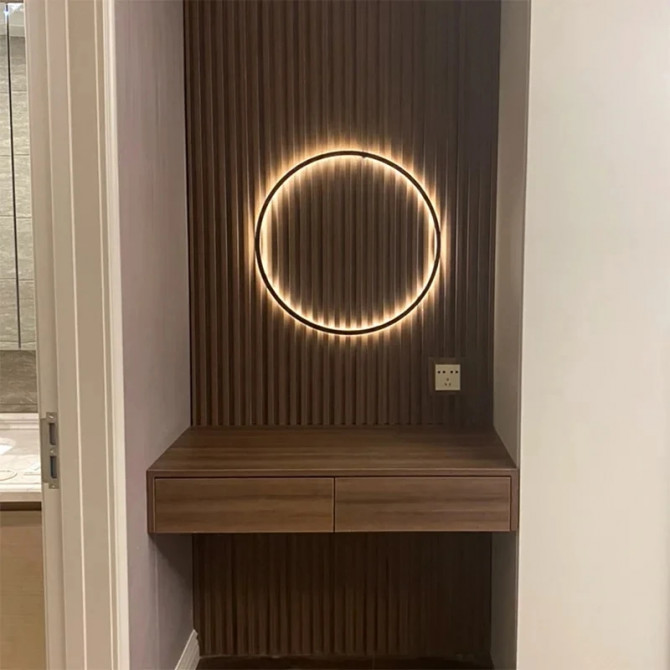 Бра LED 27547 Чорний 5х30х30 см. - изображение 1