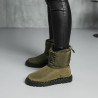 Черевики дутики жіночі Fashion Molly 3878 36 розмір 23,5 см Оливк...