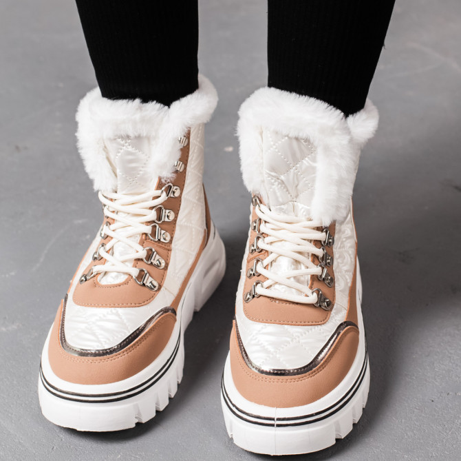 Черевики жіночі Fashion Bailey 3384 36 розмір 23 см Бежевий - изображение 1