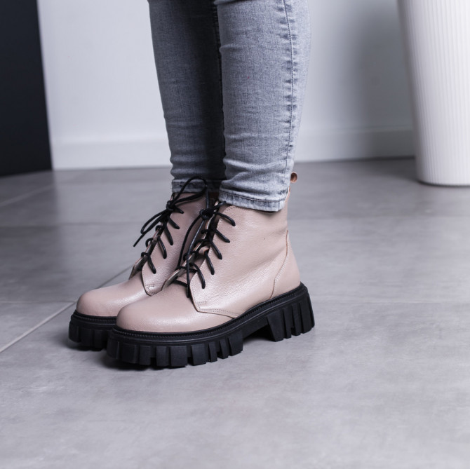 Черевики жіночі Fashion Clyde 3443 36 розмір 23,5 см Бежевий - изображение 1