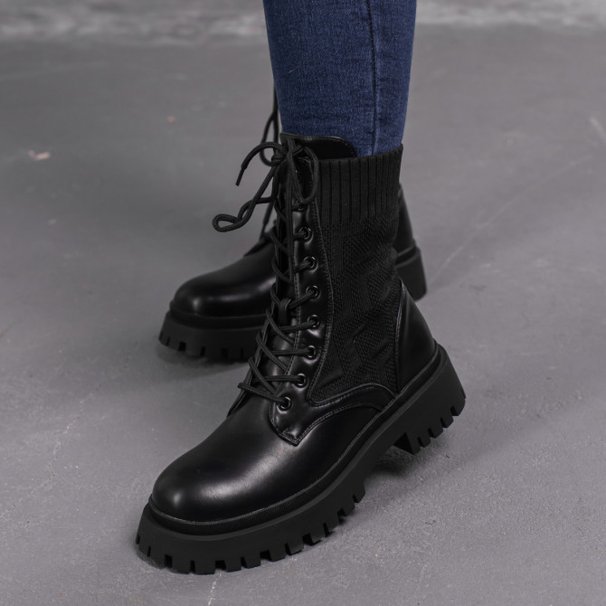 Черевики жіночі Fashion Horseshoe 3368 39 розмір 25 см Чорний - изображение 1