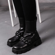 Черевики жіночі зимові Fashion Celeste 3398 38 розмір 24,5 см Чор...