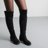 Ботфорти жіночі зимові Fashion Raven 3841 36 розмір 23,5 см Чорни...