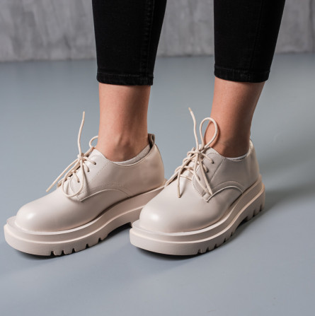 Броги жіночі Fashion Hogan 3792 38 розмір 24 см Бежевий - изображение 1