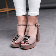 Жіночі босоніжки Fashion Beatrice 3110 36 розмір 23,5 см Бежевий
