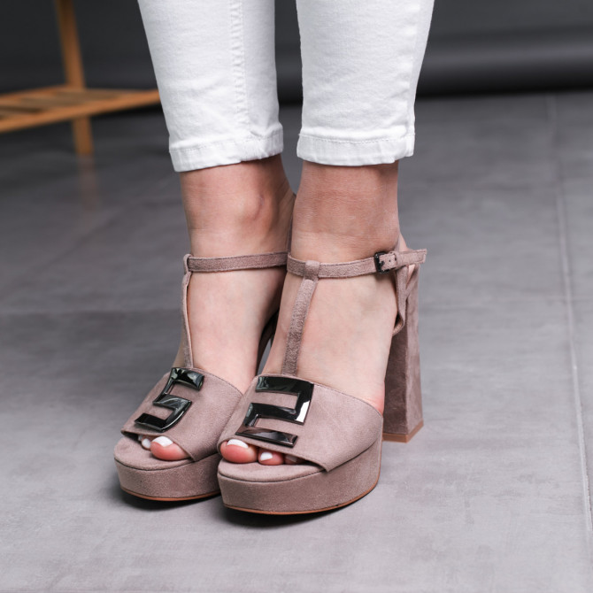 Жіночі босоніжки Fashion Beatrice 3110 36 розмір 23,5 см Бежевий - изображение 1