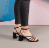 Жіночі босоніжки Fashion Guild 3977 37 розмір 24 см Чорний