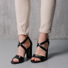 Жіночі босоніжки Fashion Raquel 3997 37 розмір 24 см Чорний