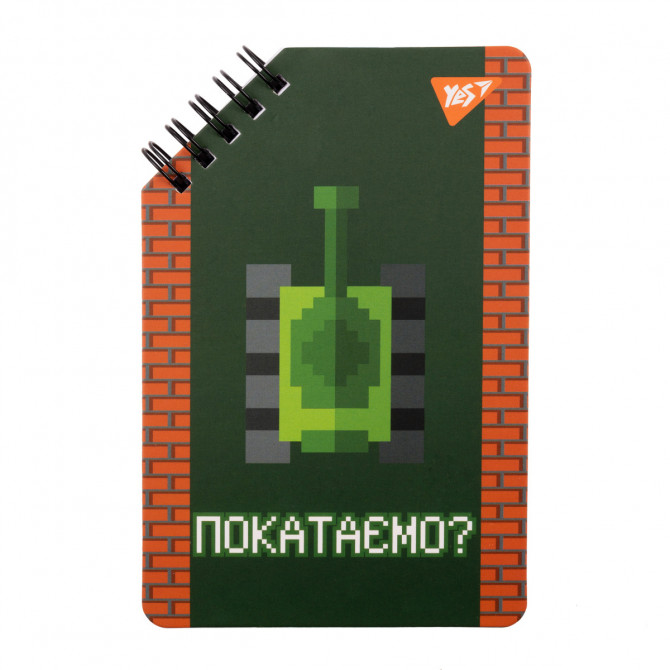 Блокнот YES 8bit UA 151878 60 аркушів - изображение 1