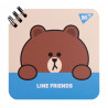 Блокнот YES Line Friends Brown 151749 80 аркушів