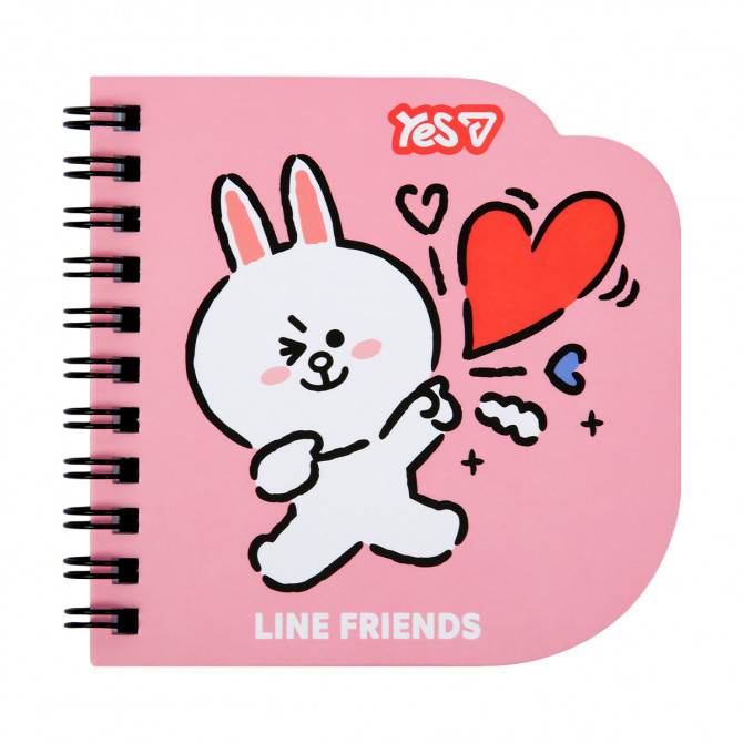 Блокнот YES Line Friends Cony 152181 30 аркушів - изображение 1