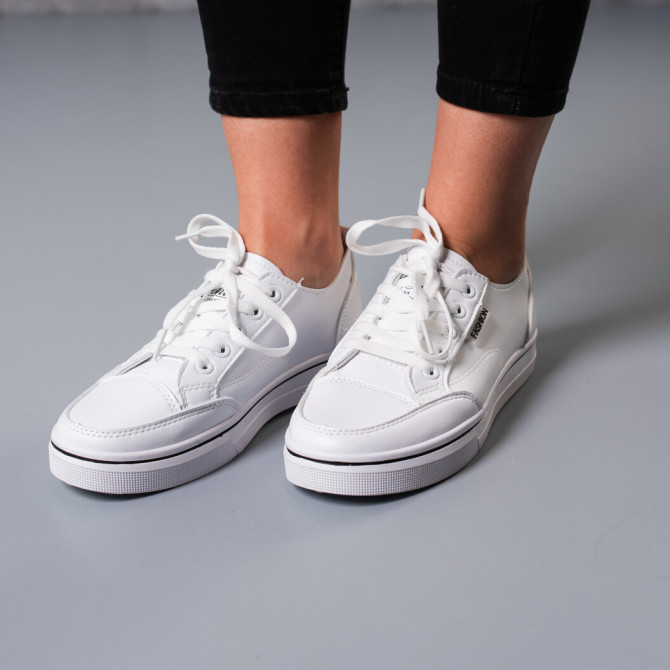 Кеди жіночі Fashion Rufus 3795 37 розмір 23,5 см Білий - изображение 1