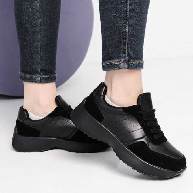 Кросівки жіночі Fashion Chris 3894 36 розмір 23 см Чорний - изображение 1