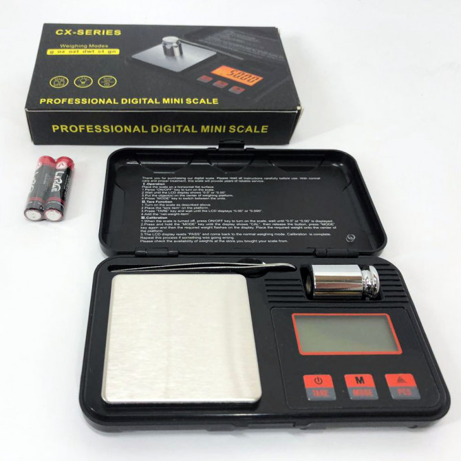 Ваги ювелірні CX-Toolbox, 200г (0,01г) з чашею, міні ваги, електр... - изображение 1