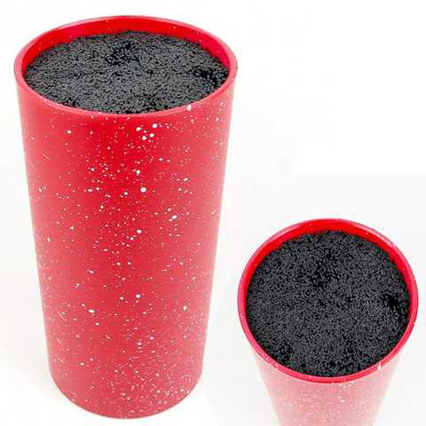 Підставка для ножів UNIQUE UN-1851. Колір: червоний - изображение 1