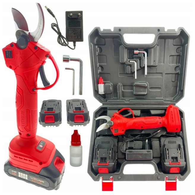 Секатор акумуляторний Boxer BX-9001 2 АКБ 24В - изображение 1