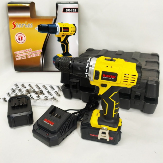 Портативний акумуляторний шуруповерт Boxer SR-152 24В - изображение 1