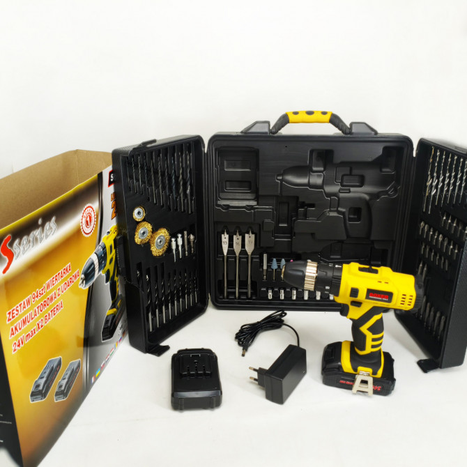 Портативний акумуляторний шуруповерт Boxer SR-041 24В - изображение 1