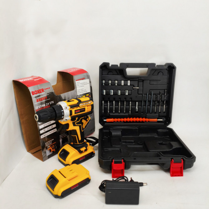 Портативний акумуляторний шуруповерт Boxer BX-3311 1750 об/хв - изображение 1