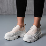 Кросівки жіночі Fashion Gallant 3766 39 розмір 24 см Бежевий